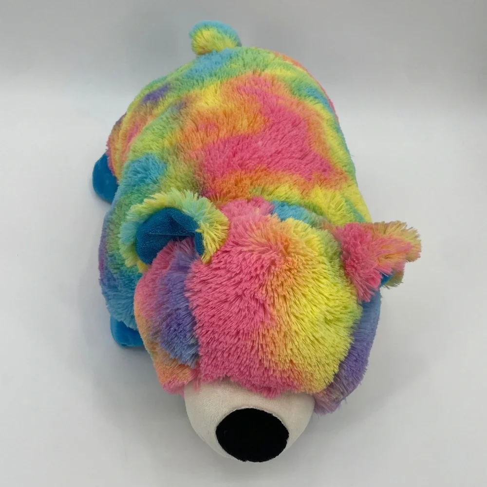 Pillow Pets Rainbow Tie Dye Bear 18